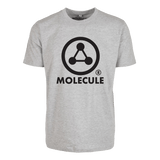 Molecule T-Shirt - Large Logo 'Grey'