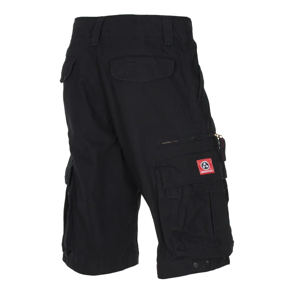 Molecule Big Size Cruisers 'Black'-Cargo shorts men-Molecule-Molecule