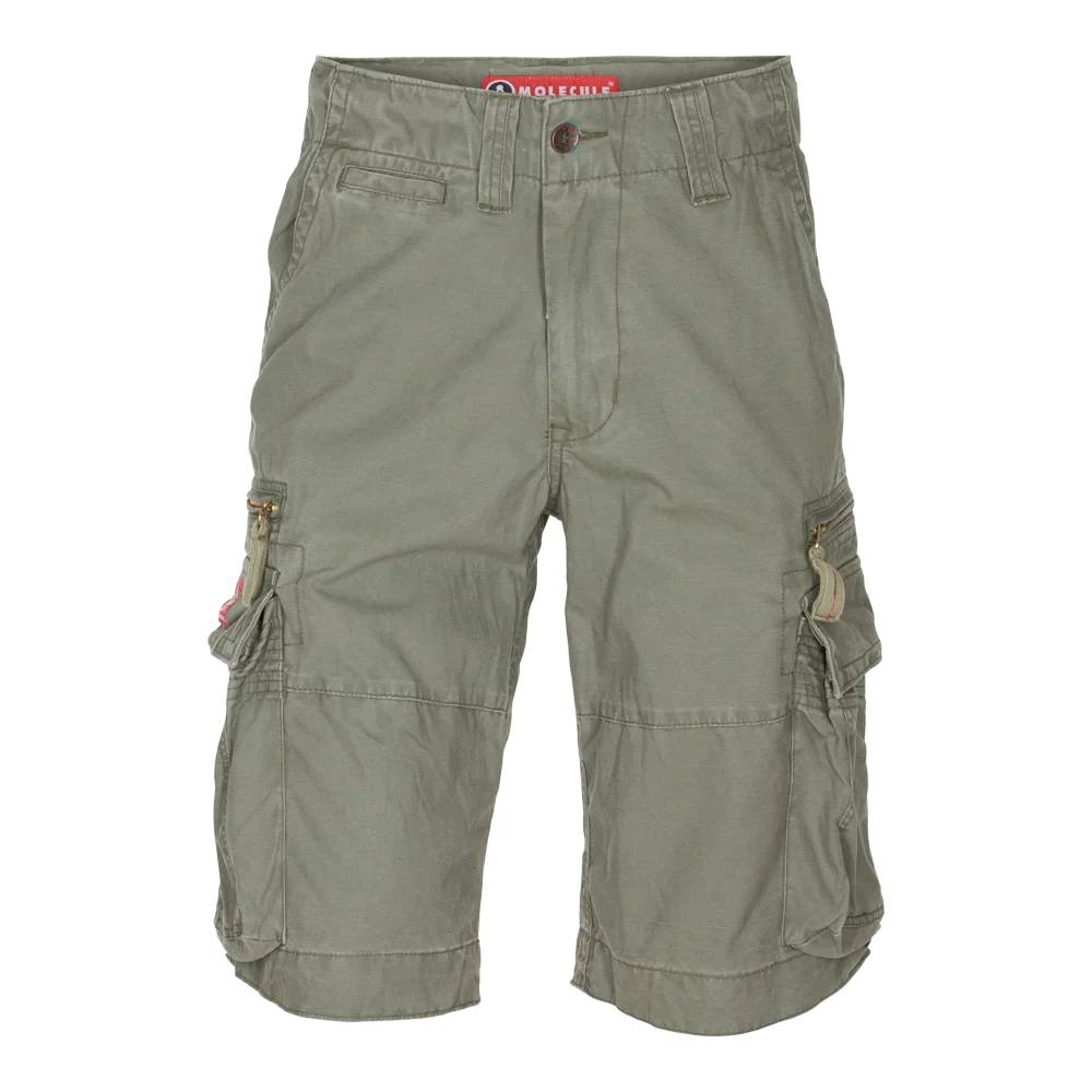 Molecule Cruisers 'Olive Green'-Cargo shorts men-Molecule-Molecule