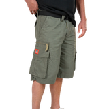 Molecule Big Size Cruisers 'Olive Green'-Cargo shorts men-Molecule-Molecule