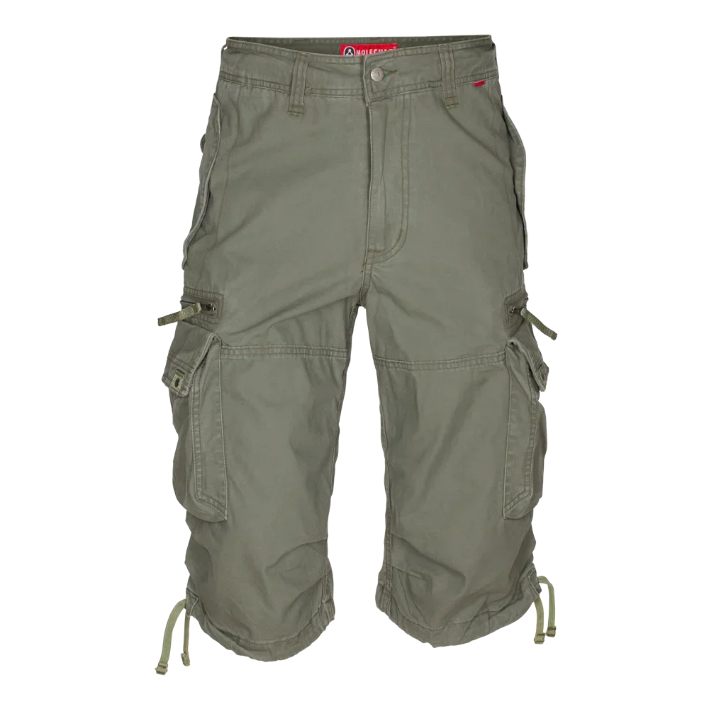 Molecule Drawn Togethers 'Olive Green' 2.0-Cargo knickers men-Molecule-Molecule