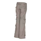 Molecule Low Cut Combats 'Grey'-Cargo pants woman-Molecule-Molecule