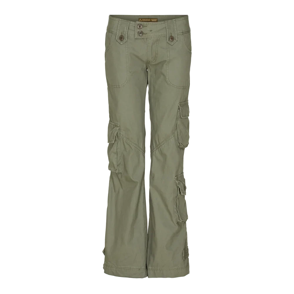 Molecule Low Cut Combats 'Olive Green'-Cargo pants woman-Molecule-Molecule