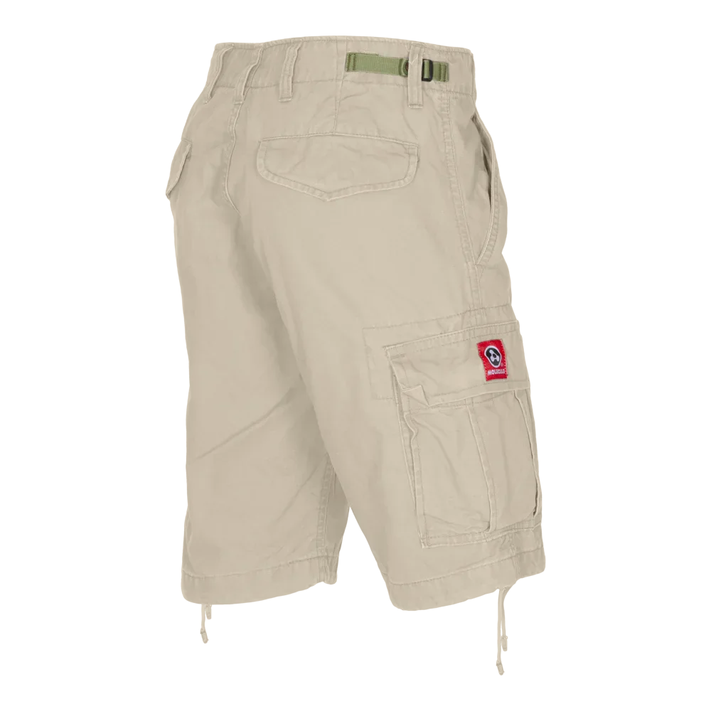 Molecule Shortcuts 'Beige'-Cargo shorts men / woman-Molecule-Molecule