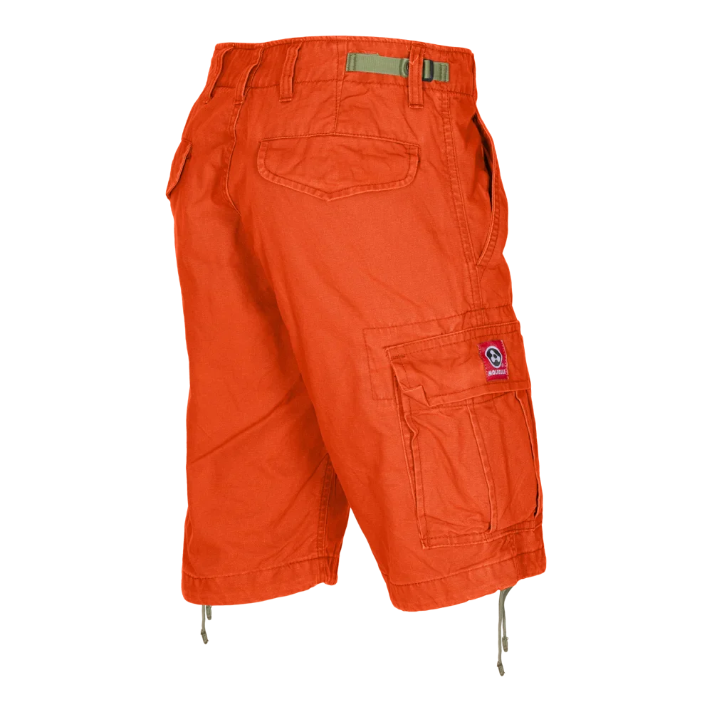 Molecule Shortcuts 'Orange'-Cargo shorts men / woman-Molecule-Molecule